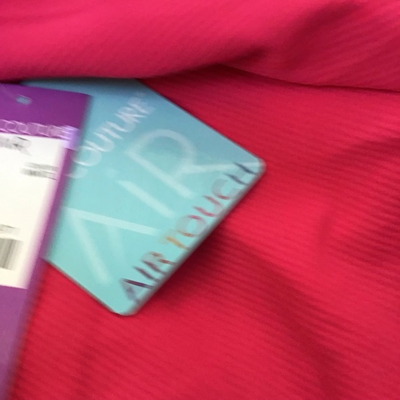 Med Couture Air Touch Watermelon Hot Pink Stretch Tie Waist  Scrub Pant 3XL NWT - Picture 5 of 12